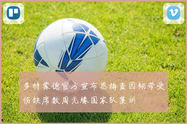 多特蒙德官方宣布恩梅查因韧带受伤缺席数周无缘国家队集训